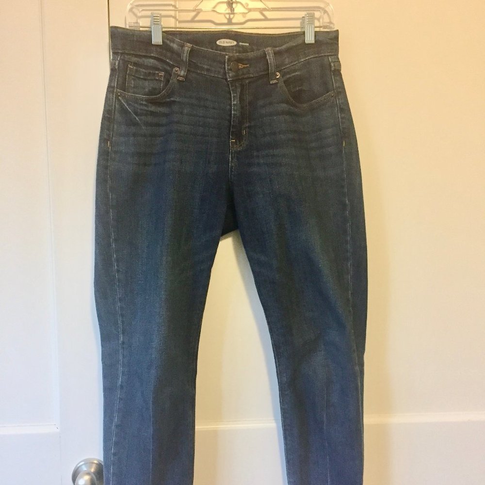 Old Navy boyfriend jeans dark blue
